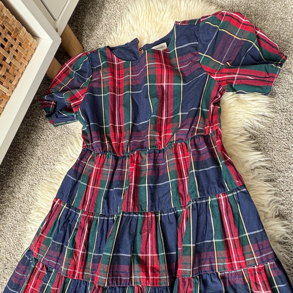 J-Crew Girls Plaid Dress